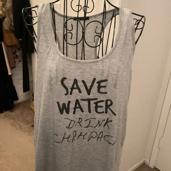 Tops | Save Water Drink Champagne | Poshmark